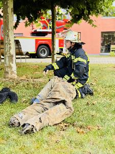 Bild: Große Evakuierungsübung im Haus Hubwald
