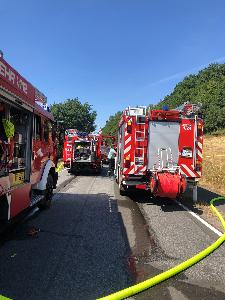 Bild: Großer Flächenbrand bei Lautenbach