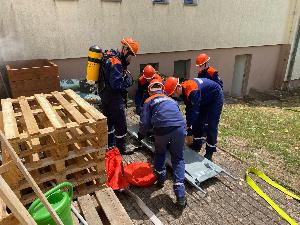 Bild: Jahreshauptübung der Kinder- und Jugendfeuerwehr Feuerwehr Eppelborn