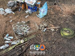 Bild: Waldbrand im Hosterwald: 78 Stunden gemeinsam gegen die Flammen