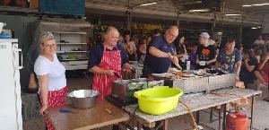 Bild: Kennenlerntag für Menschen aus der Ukraine bei der Eppelborner Feuerwehr