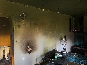 Bild: Das Wohnhaus ist nach dem Brand unbewohnbar