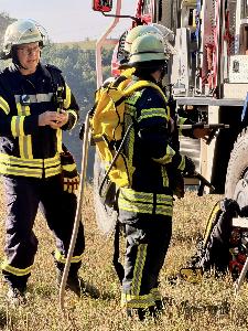 Bild: Vegetationsbrand zwischen Dirmingen und Berschweiler