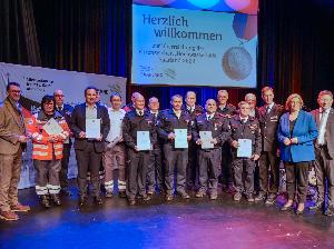 Bild: Verleihung des Ehrenzeichens „Hochwasserhilfe Saarland 2024“