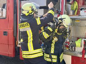 Bild: Brand einer Garage in der Jägerbergstraße