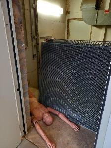 Bild: Übungsszenario: der vermisste Hausmeister, hier vor der Vernebelung des Raumes