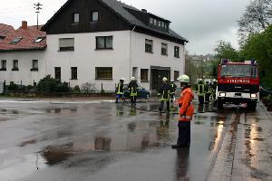 Bild: Eine größere Ölspur zog sich durch die Ortsteile Bubach-Calmesweiler und Eppelborn