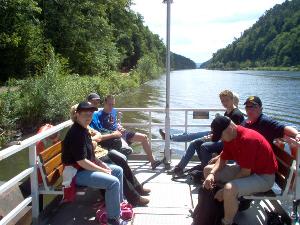 Bild: Schifffahrt auf der Saar