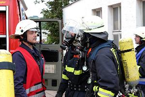 Bild: Erfassung der Einsatzkräfte an der Atemschutzüberwachung