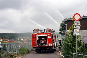 Bild: Rund um die Wiesbachhalle zeigten die Jugendlichen ihr Können