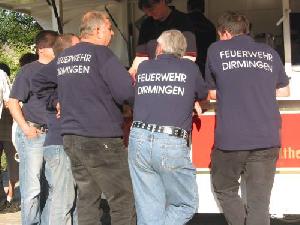 Bild: Gruppenfoto am Bierstand