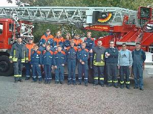 Bild: Gruppenfoto der Jugendwehr Dirmingen und Ottweiler