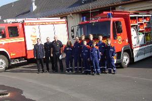 Bild: Gruppenfoto der Jugendfeuerwehr Dirmingen (Foto: Heike Blum)