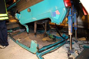 Bild: Hydraulikheber im Einsatz