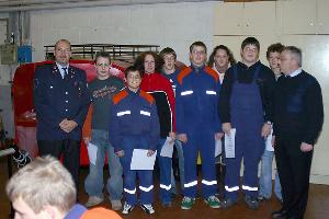 Bild: Die erfolgreichen Teilnehmer der Jugendflamme der Stufe 2