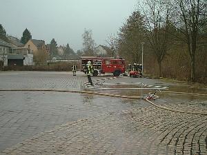 Bild: Wasserentnahme aus offenem Gewässer.