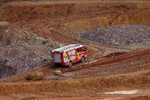 Bild: Unter der Anleitung von erfahrenen Fahrtrainern wurde das Fahren im Gelände geübt