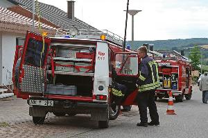 Bild: Der Einsatzleitwagen aus Eppelborn im Einsatz