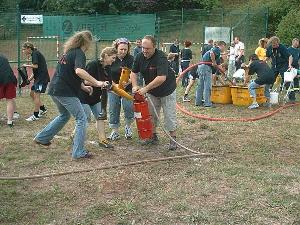 Bild: Die Bause, eifrig bei der Sache