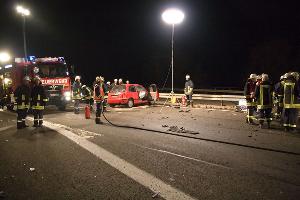 Bild: Bei dem Unfall wurde die Unfallfahrerin schwer verletzt