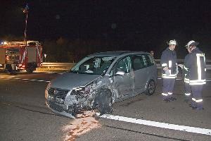 Bild: Eines der beiden Fahrzeuge, das mit der Fahrzeug der Unfallfahrerin kollidierte