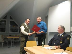 Bild: Helmut Meiser wurde für 50 jährige Mitgliedschaft geehrt