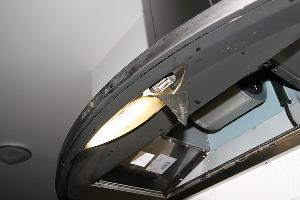 Bild: Schäden durch die Hitze an der Dunstabzugshaube