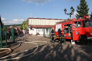Bild: Auf einem Pferdehof in Eppelborn fand die Großübung statt