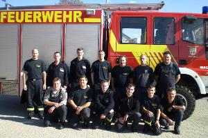 Bild: Die erfolgreichen Kameraden aus den Löschbezirken Aschbach, Landsweiler und Bubach-Calmesweiler
