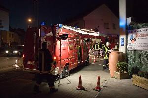 Bild: Auch der Einsatzleitwagen der technischen Einsatzleitung (TEL) des Landkreises Neunkirchen, stationiert in Ottweiler war vor Ort