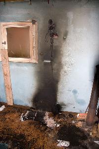 Bild: Übertritt von Brandrauch in die über dem Brandraum gelegenen Räume