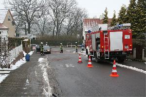 Bild: Bis in die Straße "Zum Hirschberg" zog sich die Ölspur