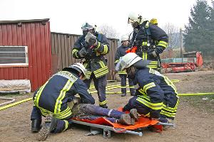 Bild: Vorbereiten zum Weitertransport