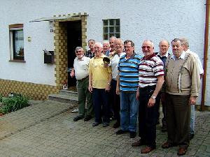 Bild: Die Kameraden der Alterswehr mit dem Geburtstagsjubilar