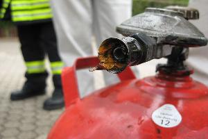 Bild: Anschlussventil der Gasflasche