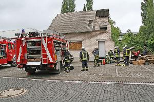 Bild: Einsatz am Trümmerhaus