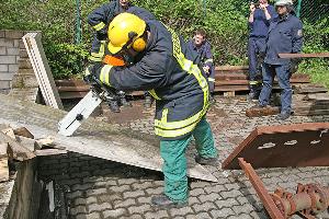 Bild: Vorführung der Multicut-Säge