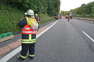 Bild: Eine Fahrspur musste in Fahrtrichtung Saarbrücken gesperrt werden