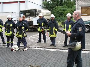 Bild: Übungsnachbesprechung.