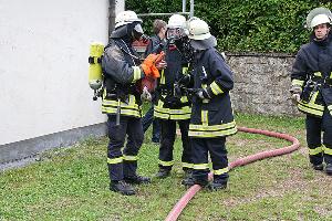 Bild: Trupp mit Atemschutz