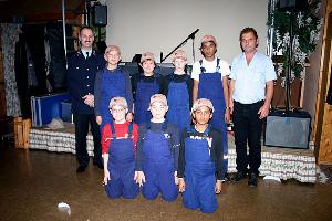 Bild: Die aktuelle Jugendwehr des Löschbezirk Dirmingen (Foto: Heike Blum)