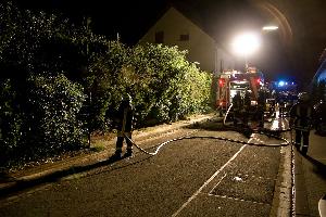 Bild: Einsatzstelle in der Hahnenstraße in Eppelborn
