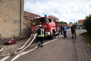 Bild: Jahresabschlussübung der Jugendfeuerwehr in Macherbach