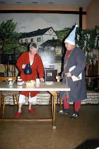 Bild: Claudia und Heino als altes Ehepaar (Foto: Heike Blum)