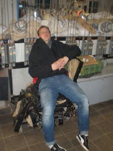 Bild: Sehr anstrengend so ne Schicht unter Tage...schnarch... (Foto: Harald Bartsch )