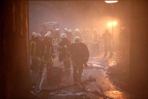 Bild: Der Rauch zieht langsam ab, die Sicht verbessert sich wieder (Foto: Heike Blum )