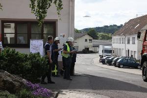 Bild: Einweisung durch die Einsatzleitung