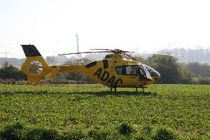 Bild: Auch der Rettungshubschrauber Christoph 16 aus Saarbrücken war im Einsatz
