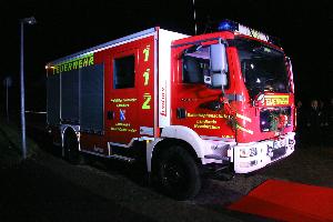 Bild: Das neue Löschgruppenfahrzeug im Löschbezirk Bubach-Calmesweiler