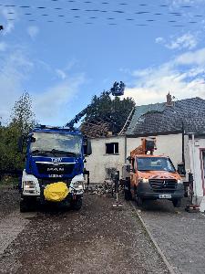 Bild: Wohnhausbrand in Dirmingen (Foto: THW OC Illingen / Kupplich-Brittnacher)
